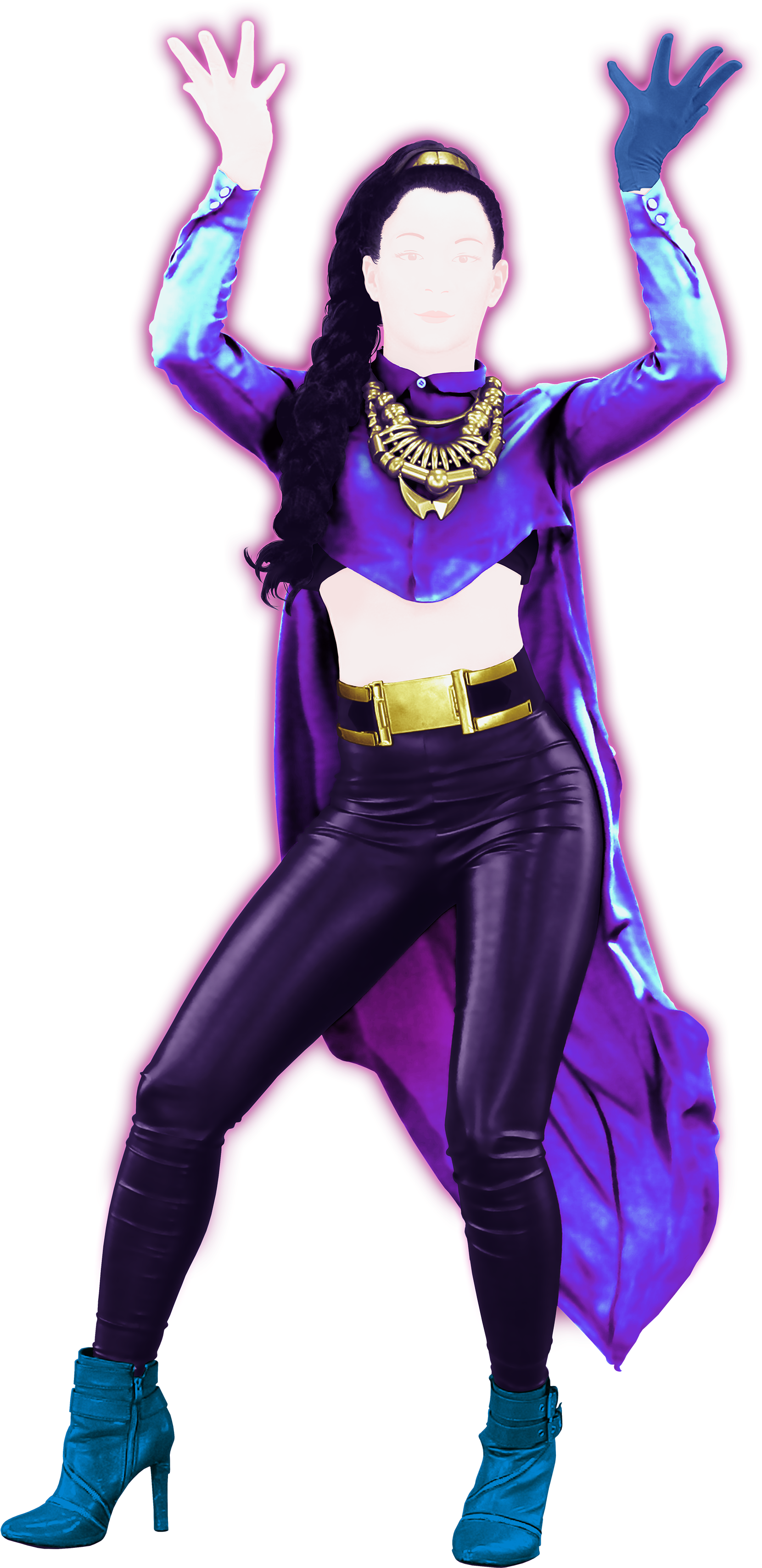 Just Dance Lights Png - Halloween Costume (1660x3412), Png Download