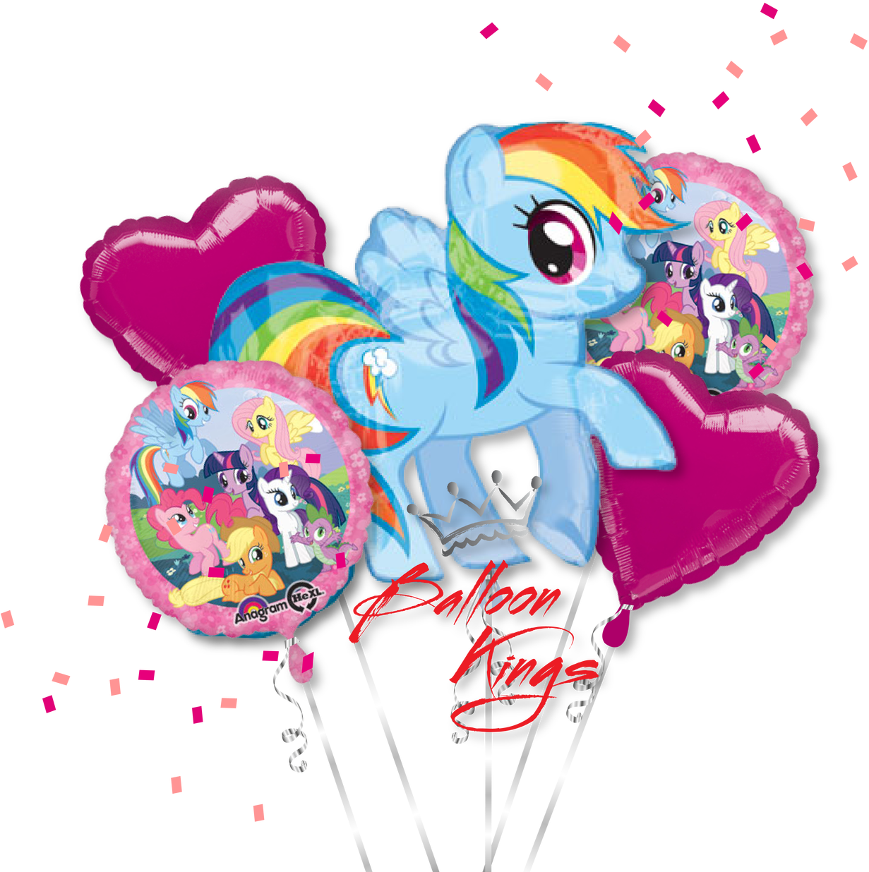 My Little Pony Bouquet - My Little Pony Party Doplnky (1280x1280), Png Download