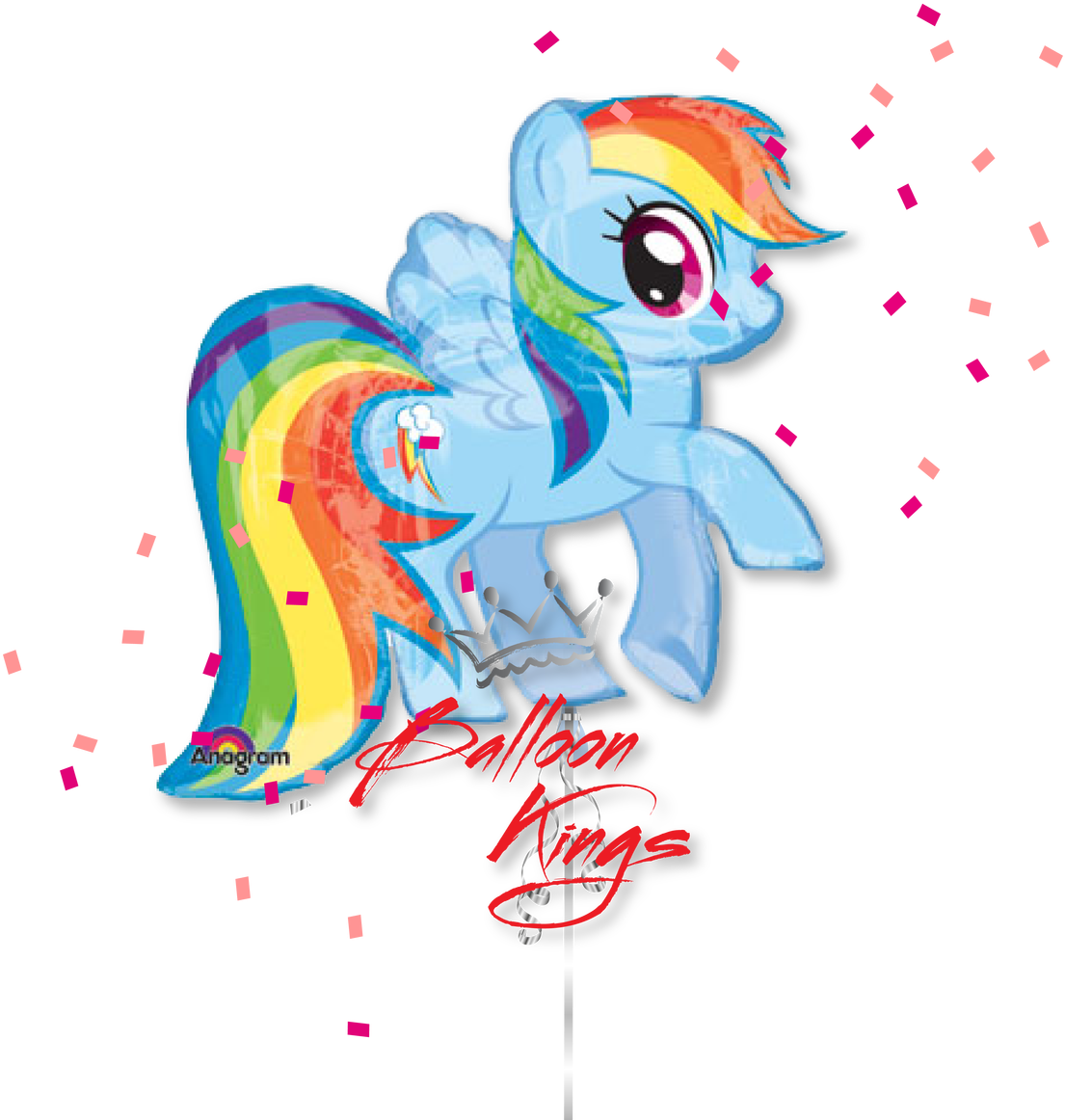 My Little Pony - Rainbow Dash Balão (1280x1280), Png Download