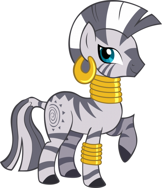 Mlp-zecora - Little Pony Friendship Is Magic (553x640), Png Download