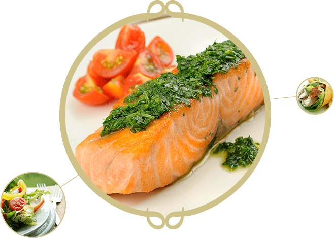 Facebook Comida Saudável - Fish Slice (658x469), Png Download