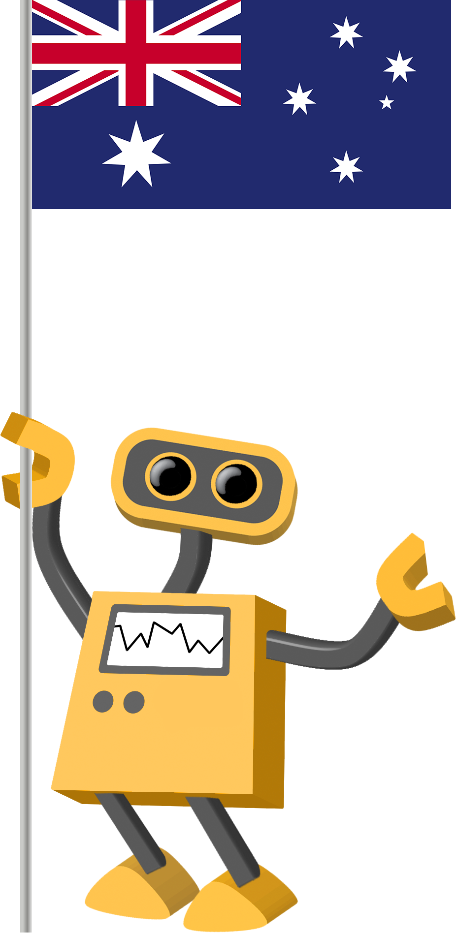 Flag Bot, Australia - Background Presentation Canada (926x1896), Png Download