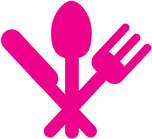 Silverware - Restaurants - Blue Fork Png (761x800), Png Download