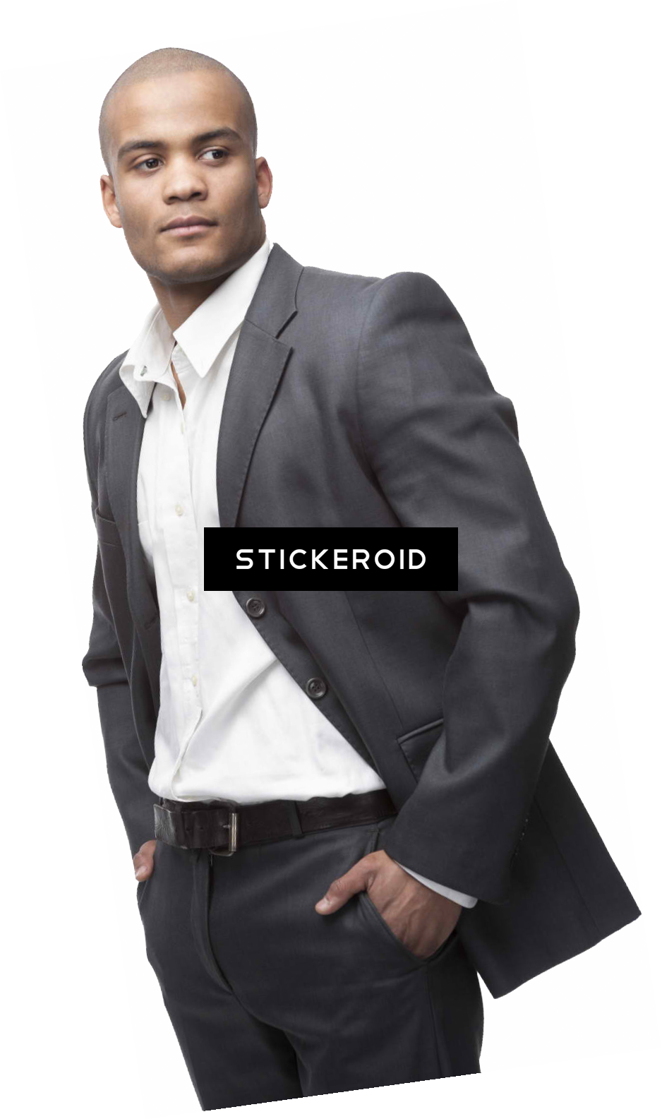 Running Businessman Man - Portable Network Graphics (938x1585), Png Download