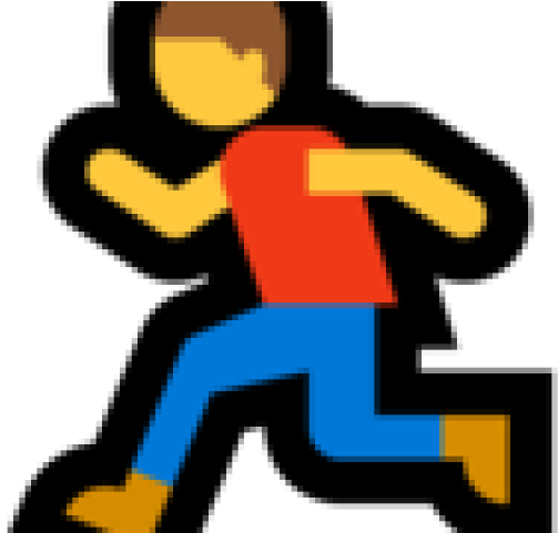 Man Running - Emoji (640x480), Png Download