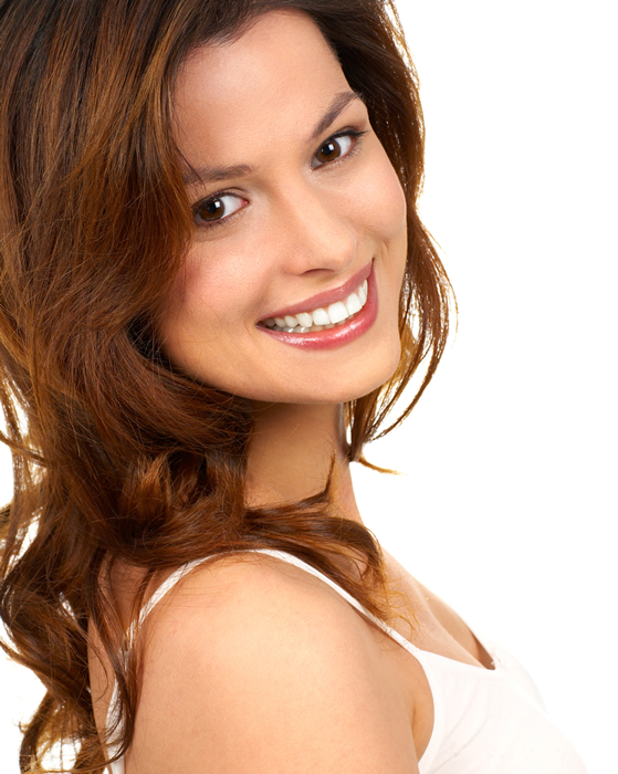 Paciente Dental Salud Mes De La Mujer - Happy Lady (559x700), Png Download