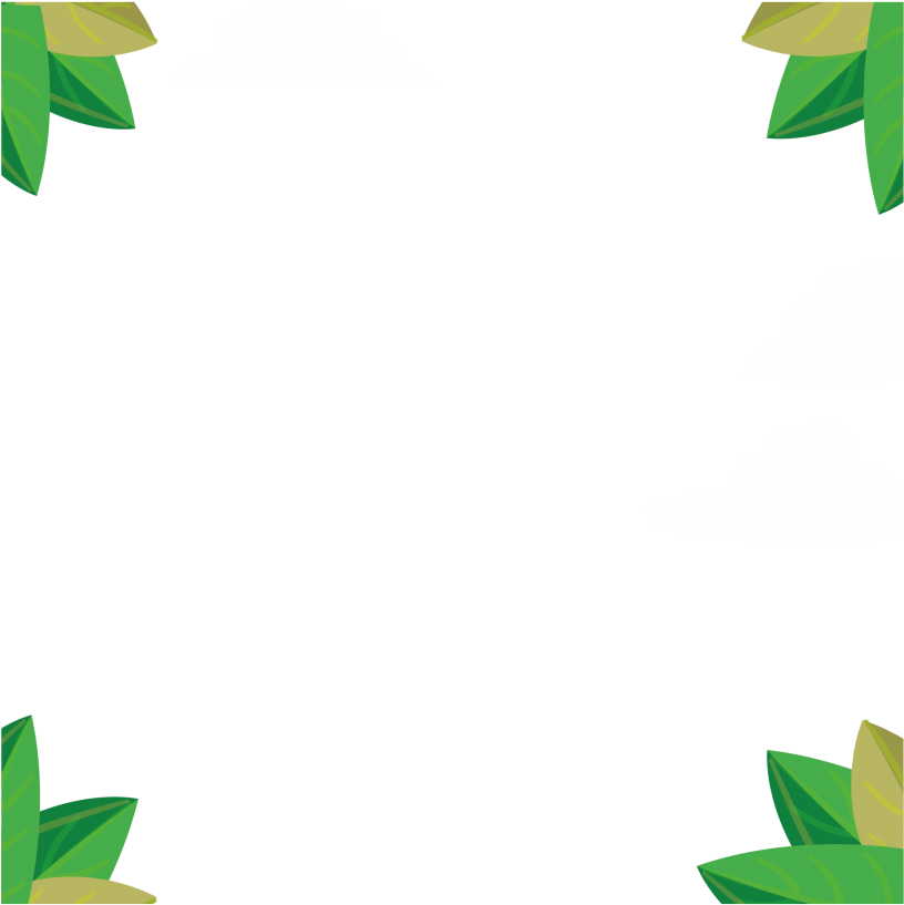 Corner Png Frame - Green Background Corner Png (1024x991), Png Download