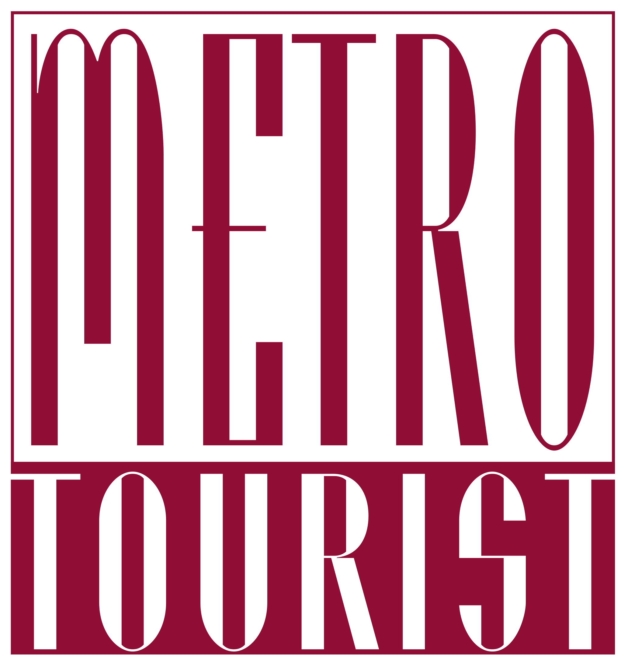 Metro Tourist Logo Png Transparent - Poster (2400x2400), Png Download