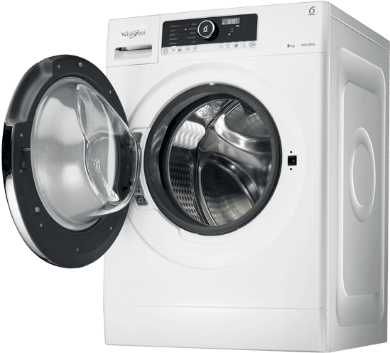 Whirlpool Front Load Washing Machine, 9 Kg - Washing Machine (635x830), Png Download