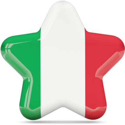 Illustration Of Flag Of Italy - Italy Flag In A Star (640x480), Png Download