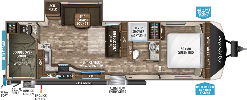 Download Reflection Travel Trailer Floorplans Grand Design Reflection 150 Series 290bh Png Image With No Background Pngkey Com