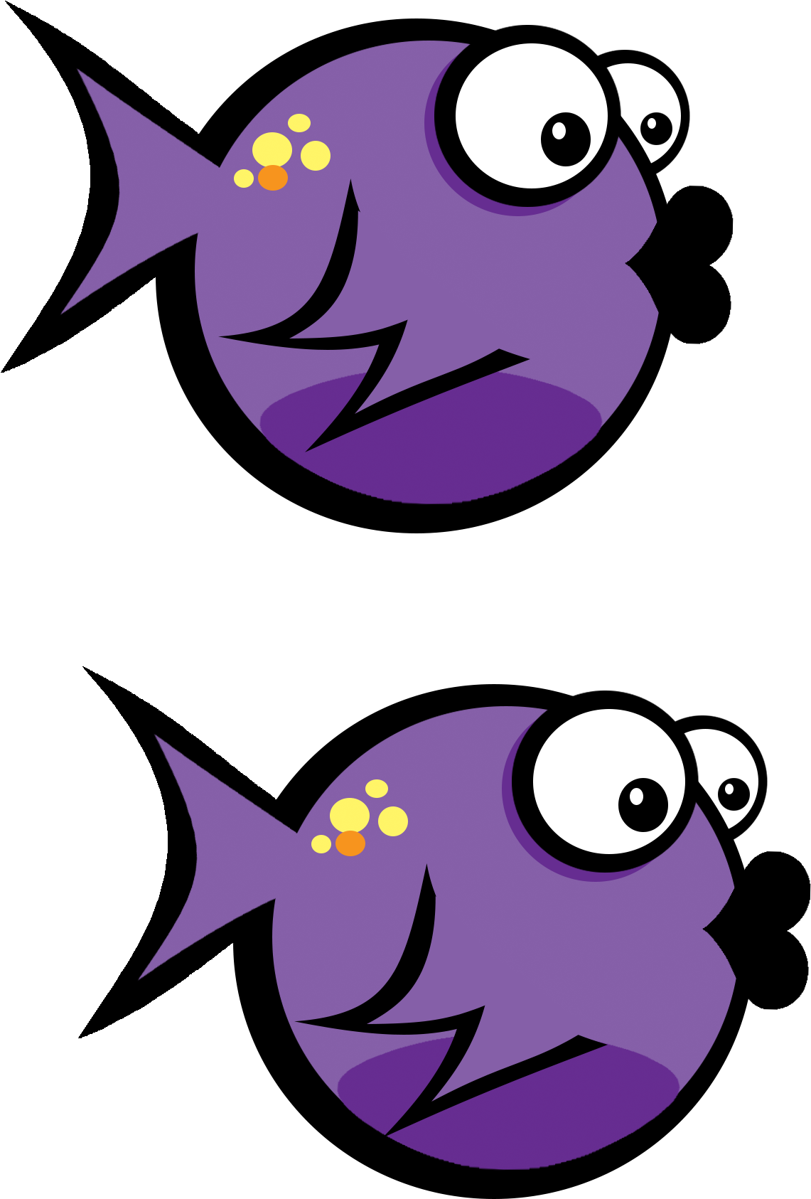 Redfish2 - Purple Fish (1296x2160), Png Download