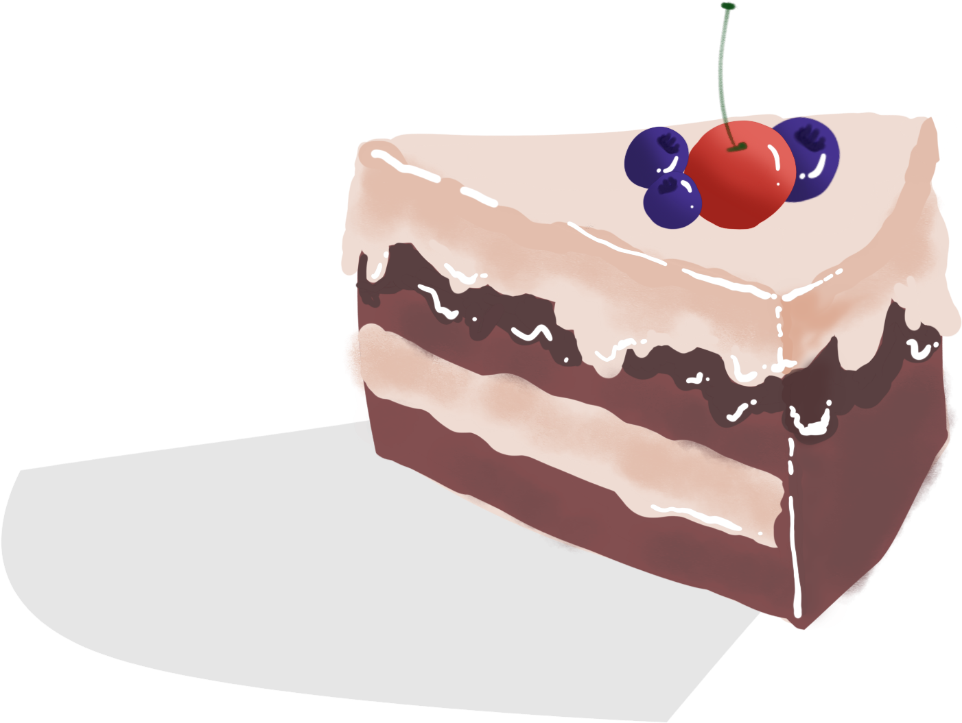 Ciliegia Mirtillo Torta Di Ciliegie Png E Psd - Cake (2000x2000), Png Download