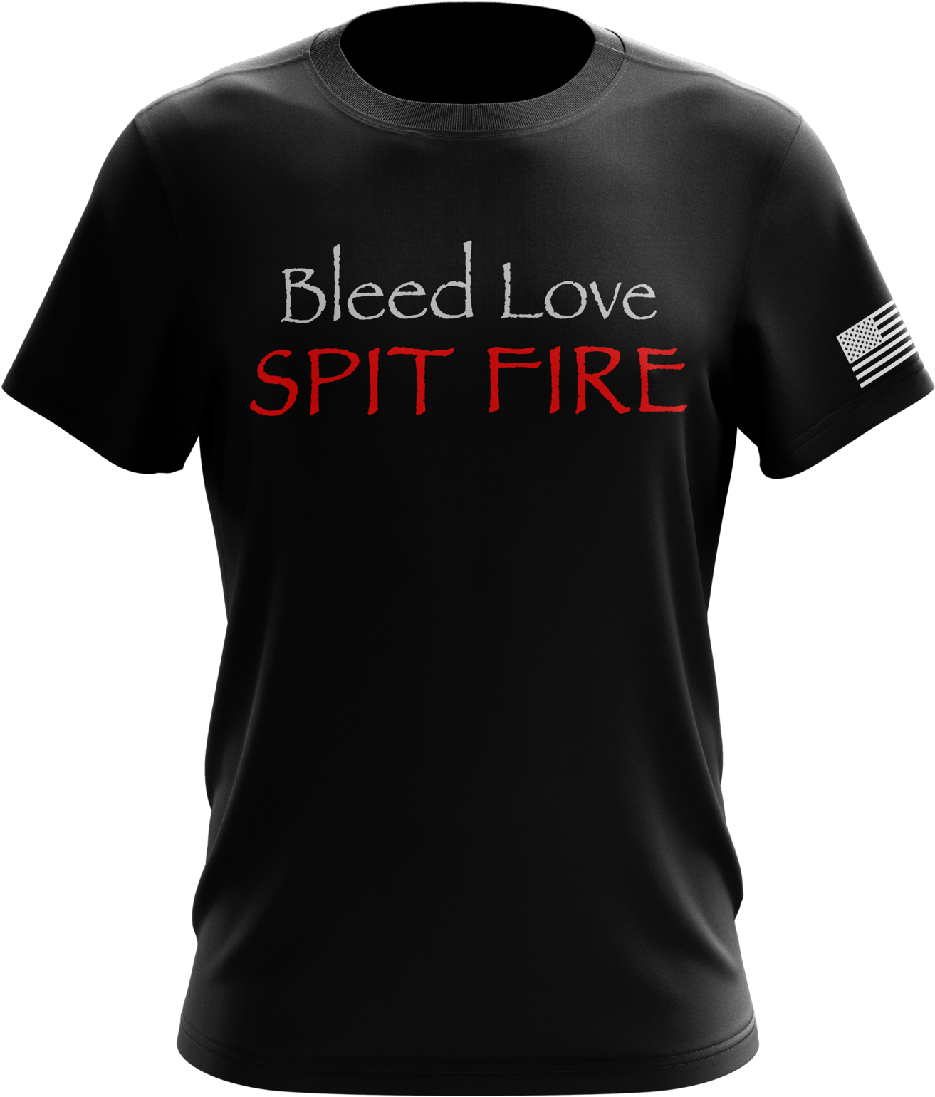 Bleed Love, Spit Fire - Gamer Shirts (2048x2048), Png Download
