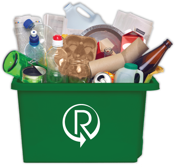Curbside Recycling Couldn't Be Easier - Recycle Home (600x569), Png Download
