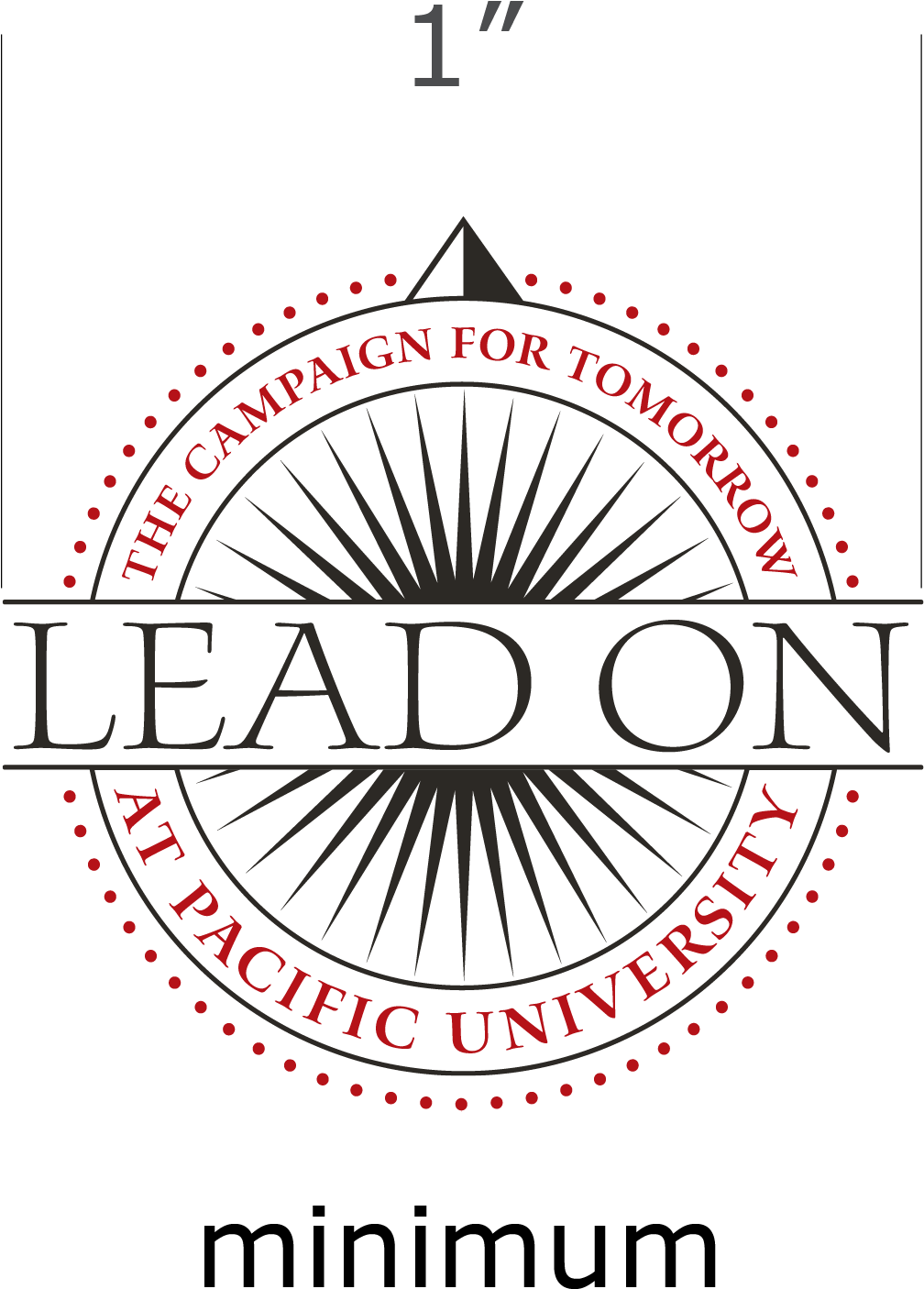 The Campaign Logo Has A Minimum Size Of Width = 1 Inch - Graphic Design (1309x1710), Png Download