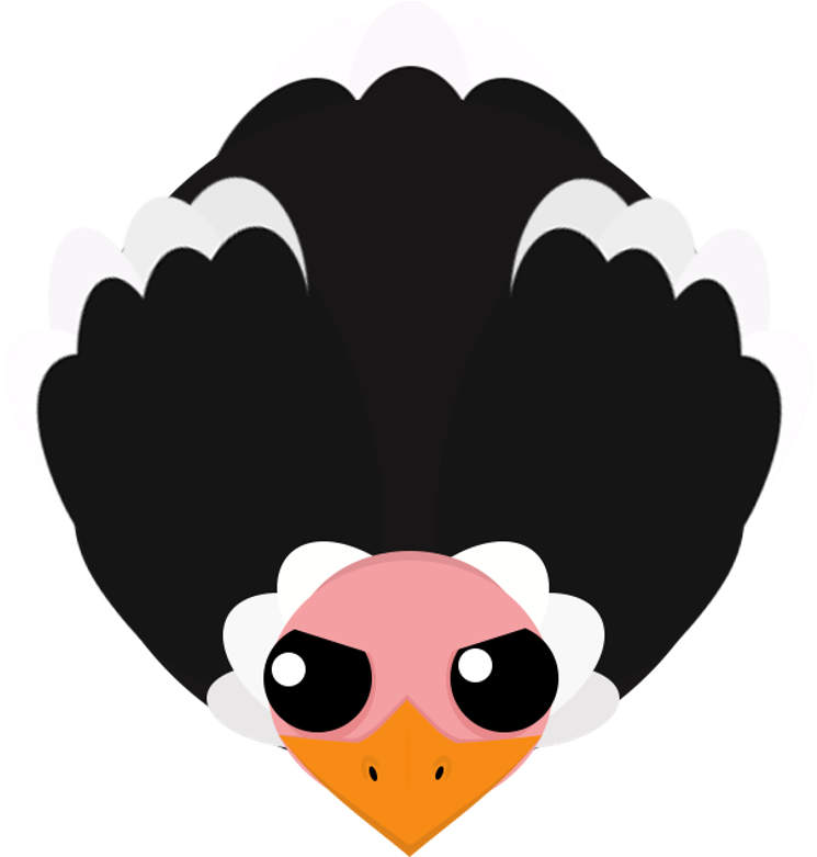 Ostrich - Mope Io Bird Skin (782x781), Png Download