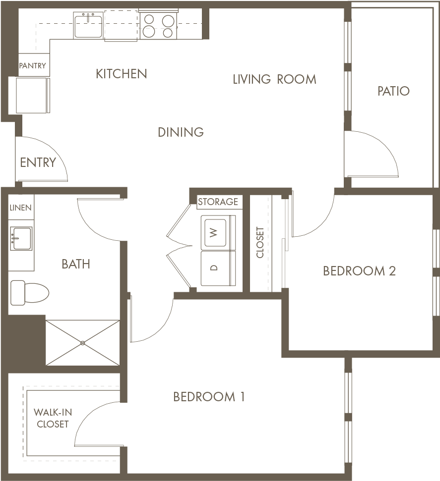 Pngs For Web B1 - Floor Plan (1246x1460), Png Download