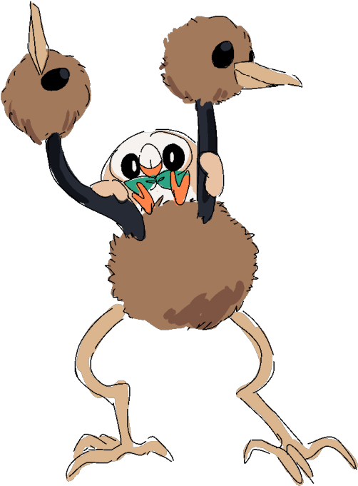 Ostrich Clipart Free - Cartoon (540x708), Png Download