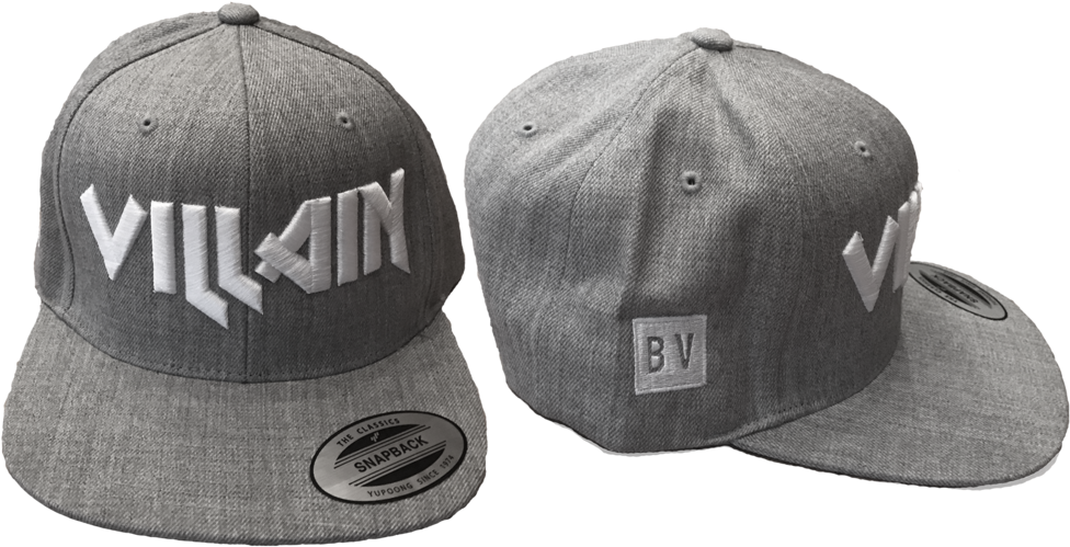 Grey Snapback Both (1000x1000), Png Download