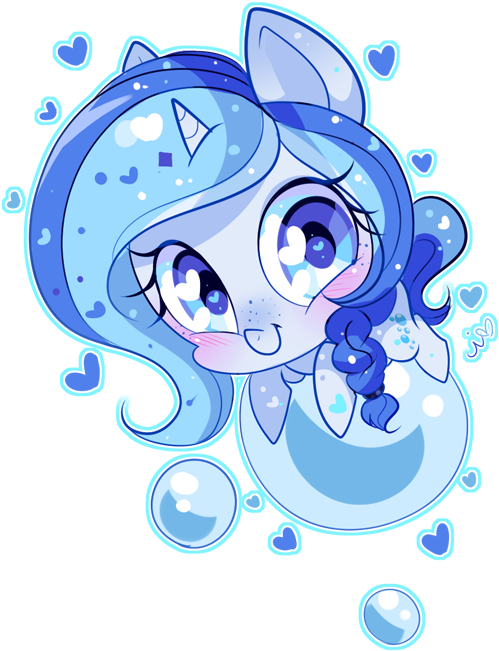 Ipun, Cute, Oc, Ocbetes, Oc - Cute Unicorn Transparent Background (529x678), Png Download