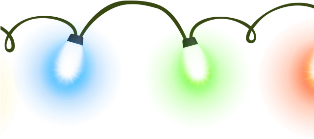 Christmas Lights Clipart Emoji - Water (640x480), Png Download