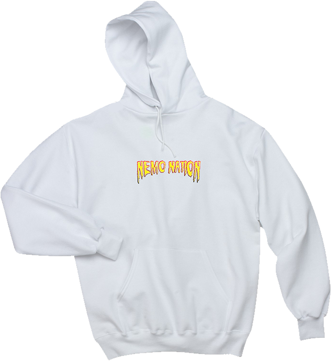 Image Of Flame Logo "white" Hoodie - Hoodie (1600x1600), Png Download