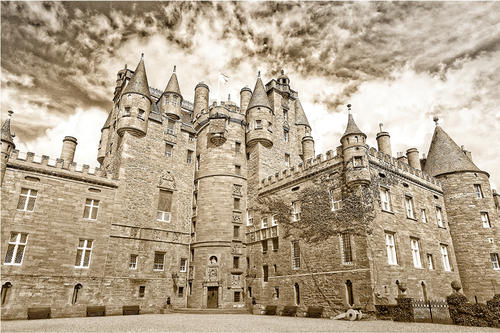 Glamis Castle - Fcf047 - Glamis Castle (1000x1000), Png Download