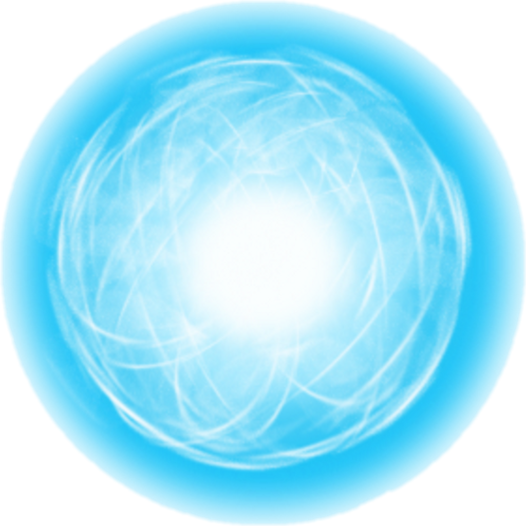 Rasengan Sticker - Circle (1024x1024), Png Download