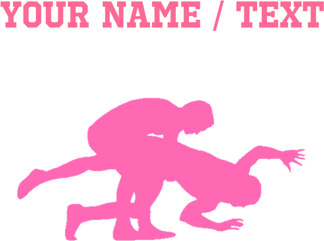 Pink Wrestling Silhouette Maternity T-shi - Deimon Devil Bats (700x700), Png Download