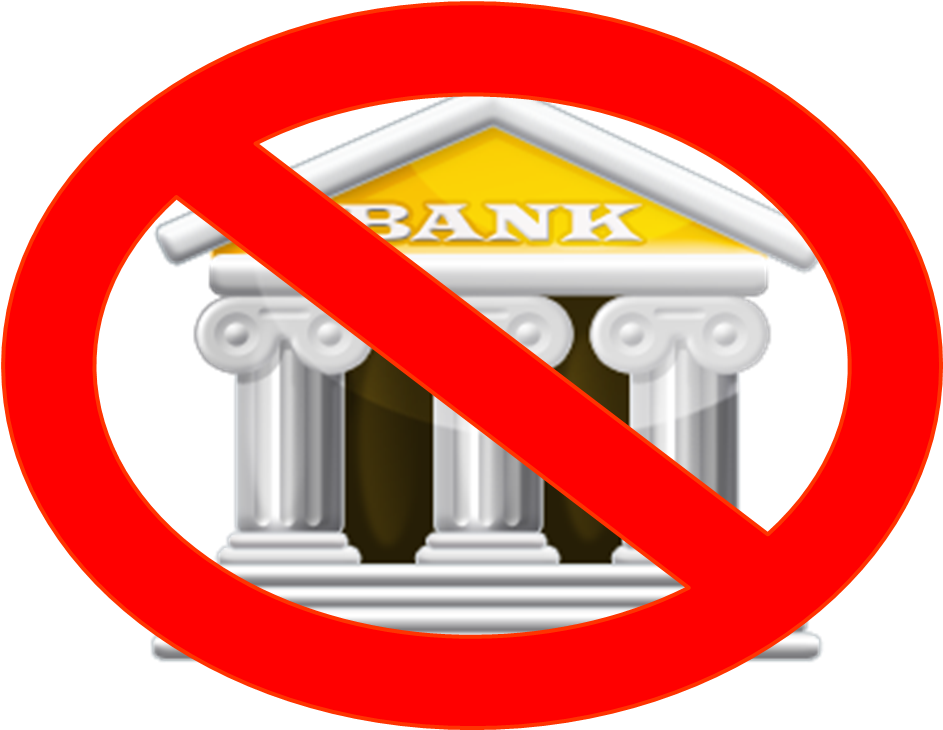 Banking Without A Bank - No Bank Icon Png (944x766), Png Download