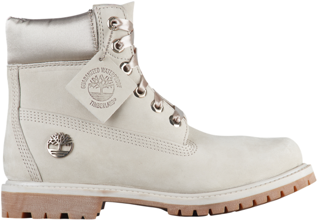 Timberland Satin Accent 6" Premium Wp Boots - Botas Timberland Mujer Blancas (630x630), Png Download