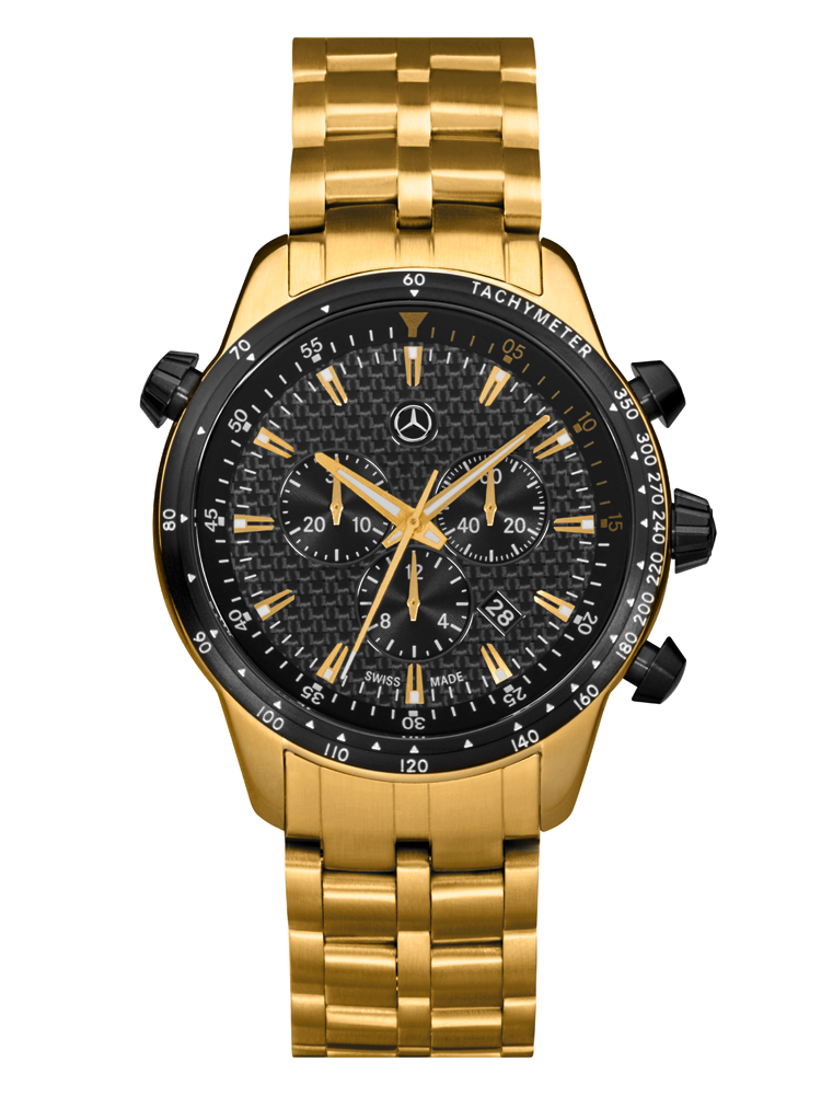 Mercedes Benz Men's Motorsport Chrono Chronograph Watch (1000x1000), Png Download