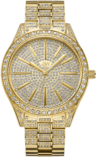 Jbw Women's J6346a ''cristal'' - Silver Diamond Watch (600x600), Png Download