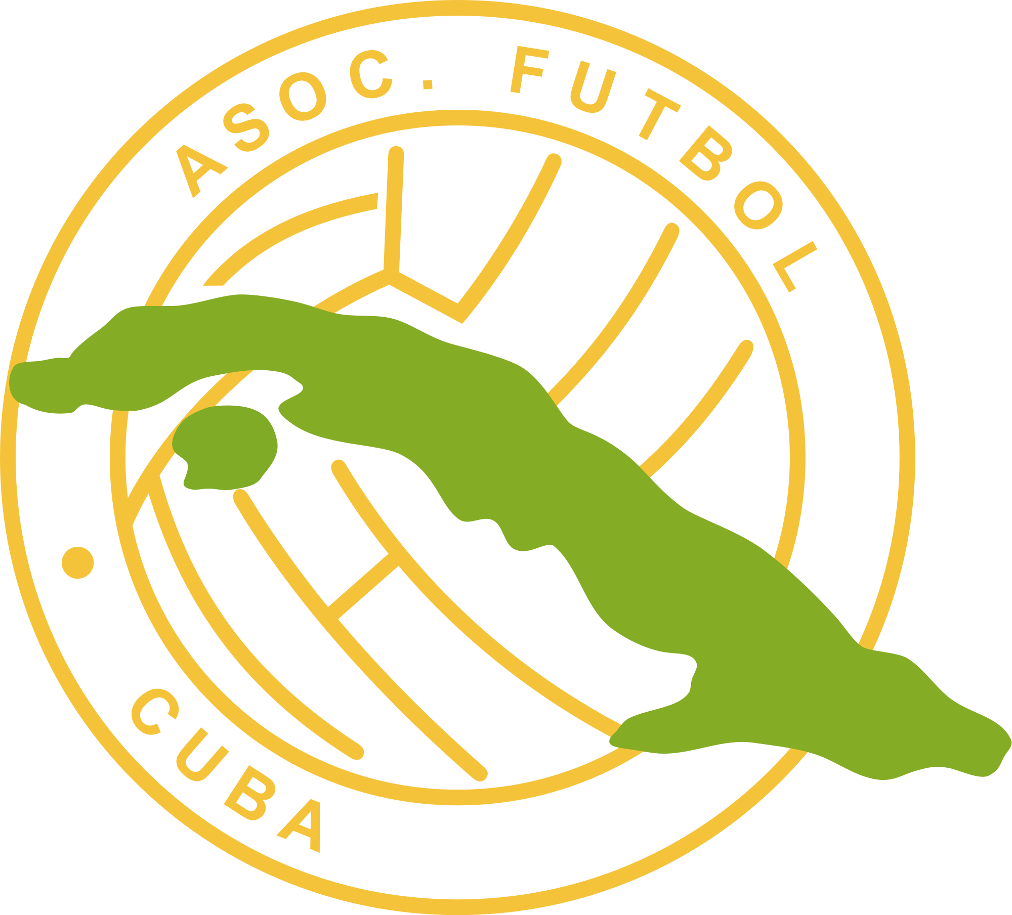 الملف الأصلي - Cuba National Football Team Logo (2000x1809), Png Download