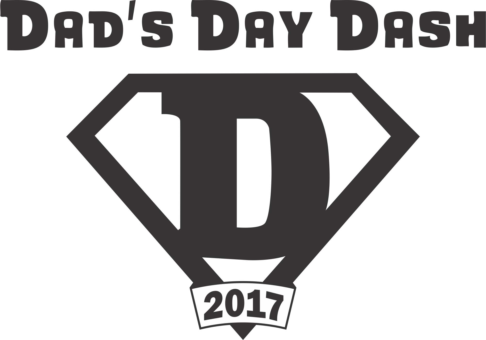 Dad's Day Dash - Dad's Day (2004x1403), Png Download