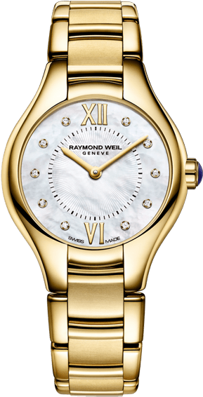 Noemia - Raymond Weil Noemia Diamond Ladies Watch (700x565), Png Download