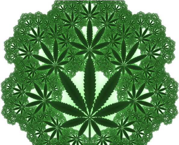 Fractal Png Transparent Images - Cannabis (640x480), Png Download