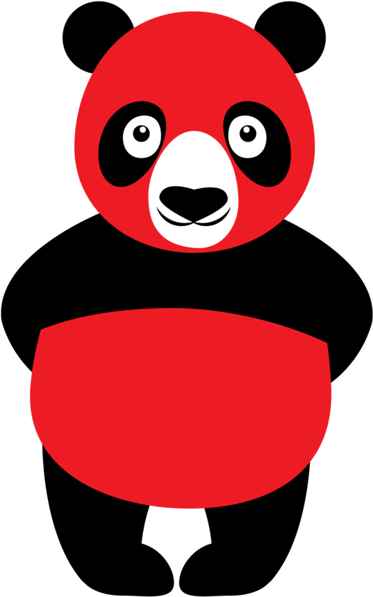 Red Panda Women's Printed Tee (960x960), Png Download