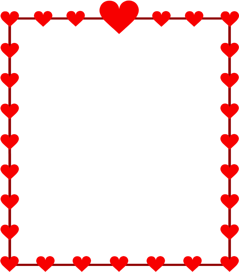 Mq Sticker - Valentines Border Clip Art (1024x1024), Png Download