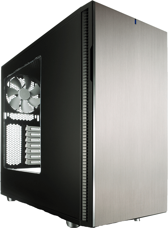 Fractal Design Define R5 Titanium Window Case - Fractal Design Define R5 Titanium Window (1000x1000), Png Download