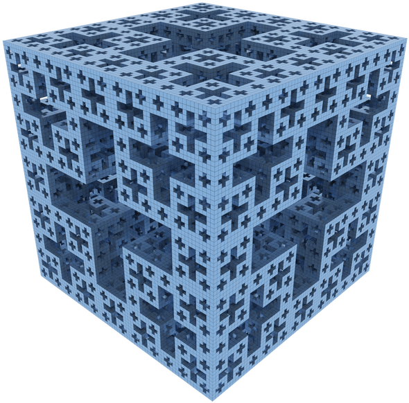 Fractal Mathematics Origami Idea - Box (701x701), Png Download