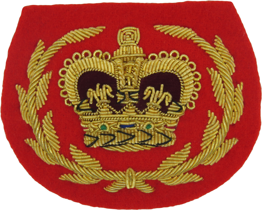 Crown & Wreath No 1 Dress Gold On Various Colours - Emblem (1200x799), Png Download