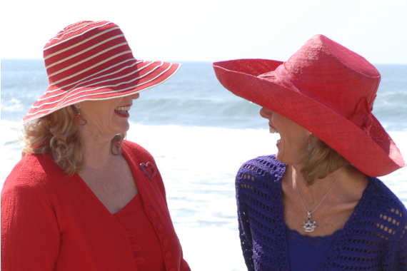 Red Hat Society Prepares To Celebrate 15 Years, Dive-in - Girl (870x580), Png Download