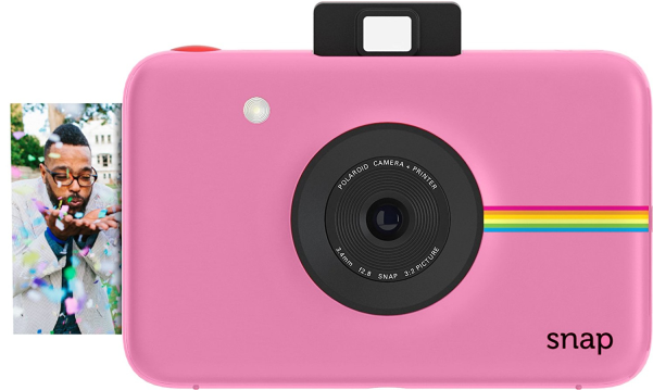 Polaroid Polsp01bp Snap Pink Instant Print Camera 10 - Polaroid Snap Pink Instant Camera (600x600), Png Download