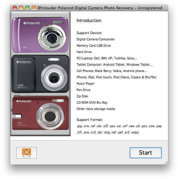 Polaroid Digital Camera Photo Recovery - Point-and-shoot Camera (688x632), Png Download