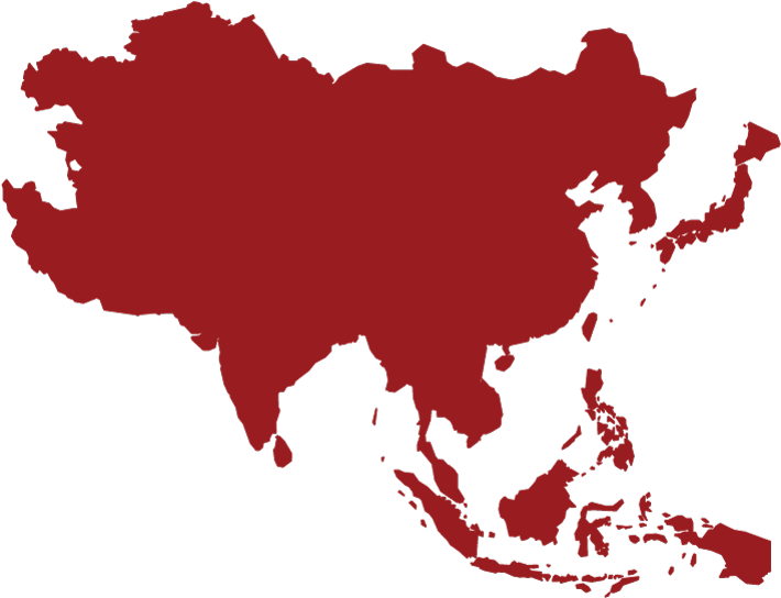 Asia Insurance & Expat Guide - Asia World Map Png (800x800), Png Download