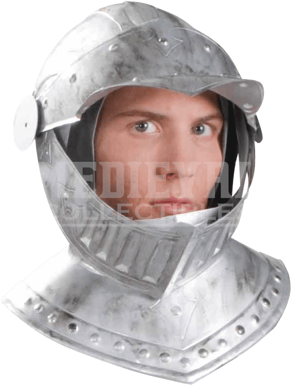 Knight Helmet Costume - Knight Helmet (850x838), Png Download