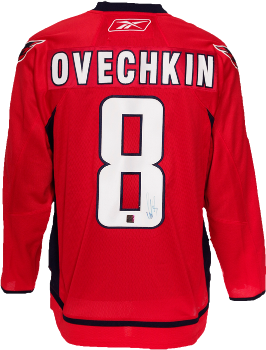 Alexander Ovechkin Signed Washington Capitals Reebok - Back Of Alex Ovechkin Jersey (700x700), Png Download