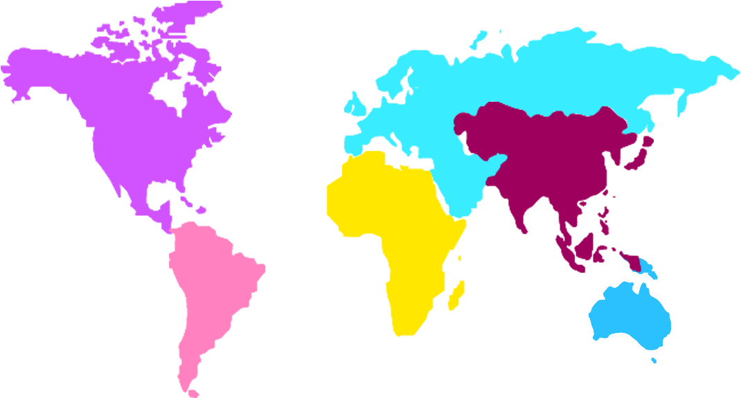 Asia - Transparent Background World Map 3d - Free Transparent PNG ...